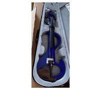 4/4 Electronic Violin Set For Adult Beginners To Play Optional Stringed Instruments Electronic Violin (Color : Dark blue)