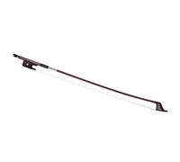 4/4 French Brazilwood Double Bass Bow Ebony Frog Horsehair | Great Replacement Bow for Upright Bass Players | Exquisite Handmade Craftsmanship | Nice Sound & Well Balanced