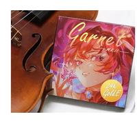 4/4 Full Set Violin Strings | Medium Premium Synthetic Core, Silver Wound D & G, Aluminum Wound A, Gold E，Rich Sound, Enhanced Brilliance, Power & Projection,Professional strings