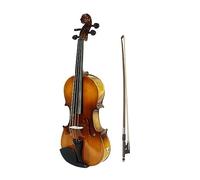 4/4 Full Size Acoustic Electric Violin Fiddle Kit Solid Wood Spruce Face Board With Wood Violin Accessories Sets