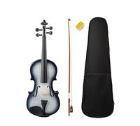 4/4 Full Size Acoustic Violin Fiddle W/Carrying Case Brazilwood Bow Student Violin Beginner Use