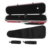 4/4 Full Size Carbon Fiber Violin Case with Password Lock Red for Professional Student Violinists