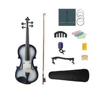 4/4 Full Size Gradual Painted Acoustic Violin Fiddle W/Carrying Case Brazilwood Bow Student Violin Beginner Use