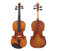 4/4 Full Size Violin Acoustic Violin Fiddle Spruce Panel Solid Wood Fiddle With Case Bow Beginners Musical Instrument (Color : 3-4)