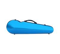 AWHAO 4/4 Full Size Violin Case Velvet Lining Carbon Fiber Gifts with Back Straps Violin Backpack Carrying Bag for Gig Enthusiasts, blue