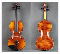 4/4 Handmade Professional High- quality Flame Violin With Strong Tone Of Strings And Bow Beginner Violin