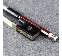 4/4 Hybrid carbon fiber violin bow Carbon fiber core with Pernambuco skin Fast response - 120V