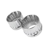 4.4 Inch Slip On Mufflers Tips End Caps Compatible With Automotive Motorcycle Parts Touring CVO Street Road Electra Road King FLHR(Silver)