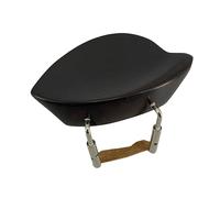 4/4 Left Hand Violin Chin rest Ebony Wood Violin Bracket With Chin rest Clamp Fiddle (4/4 ebony-A)
