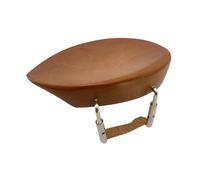 4/4 Left Hand Violin Chin rest Ebony Wood Violin Bracket With Chin rest Clamp Fiddle (4/4 jujube wood)