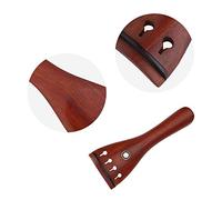 4/4 Rosewood Violin Fittings Set - Includes Nrest, Pegs, Tailpiece, Tuners, and Endpin | Premium Accessories for Full-Size Violins | Enhance Your Violin Setup