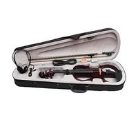 4/4 Silent Electric Violin Maple Body Electric Violin With Bow Case Headphone Connection Cable Violin Parts Accessories