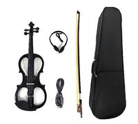 4/4 Size With Case Bow Strings For Beginner Students Solid Wood Electric Violin