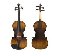 4/4 Solid Wood Acoustic Violin Fiddle With Bow Case Stringed Instrument Violin Beginner Students Musical
