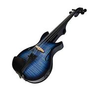 4/4 Solid Wood Blue And Black Musical Instrument Electronic Violin Beginner Violin