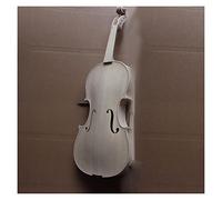 4/4 Unfinished Violin Flame Maple Back Russian Spruce Top Hand Made One Piece Violin