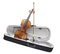4/4 Violin Acoustic Maple Panel CarvedViolin Fiddle Kits with Case & Bow Beginners Violin Musical Instrument