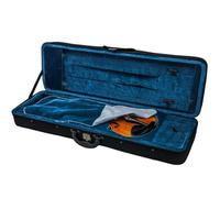 4/4 Violin Case Soft Oxford Fabric - Full-Size Lightweight Violin Gig Bag with Sheet Music Pocket, Flannel-Soft Lining & Carry Handle - Black Protective Violin Softcase(1/2)