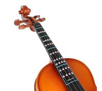 4/4 Violin Finger Tape, Removable Violin Fiddle Fingerboard Fretboard Sticker Finger Chart Poster for Beginners Practice