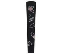 4/4 Violin Fingerboard Ebony Wood Fretboard Painted Shell Replacement Stringed Instrument Accessory for Violinists (Planet)