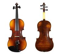 4/4 Violin Good Flamed Violin Super Suitable For Advanced Player 4/4 Violin Free Case And Bow