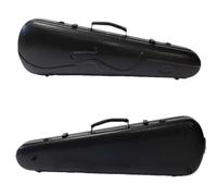 4/4 Violin Hard Case Frosted Fiddler Backpack Composite Carbon Fiber Box Triangle With Double Shoulder Violin Case(Black)