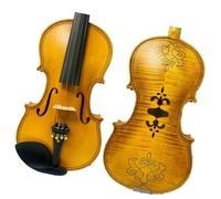 4/4 Violin Inlay Back Fine Spruce Top With The Even Grain Flames Maple Back Violin for Beginners