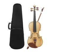 4/4 Violin Maple Top Acoustic Violin With Case Bow Strings Shoulder Rest Solid Wood Violin For Beginner Students (Color : Violin Set 1)