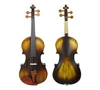 4/4 Violin Matte EQ Electric Acoustic Violin Fiddle With Bow Solid Wood For Beginner Violin