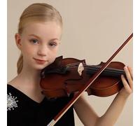 4/4 Violin Set, Full Size Fiddle Solidwood for Beginner Adults Student, With Hard Case, Shoulder Rest, Rosin, Bows, Clip-on Tuner and Extra Strings(1/8)