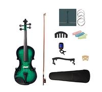 4/4 Violin Set With Violin/Bow/Bridge/String/Case Green Gradual Violin Beginner Violin