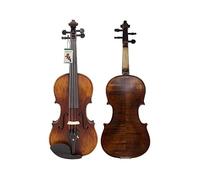 4/4 Violin Spruce Panel Acoustic Violin High-Grade Violin With Case Bow Strings Shoulder Rest Tuner Cloth (Color : 4-4 Set 1)