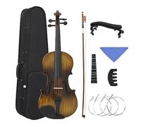 4/4 Violin String Instrument Acoustic Classical Fiddle With Case Musical Instrument Accessories Set (Color : 4-4 Set)