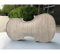 4/4 violin unfinished White Violin Body Flame Maple Spruce Advance hand made DIY violin