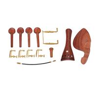 4/4 Wood Violin Parts Set Violin Tailpiece Rosewood Material Standard Size Excellent Protection Compact Size