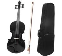 4/4 Wooden Violin Handmade Violins With Case And Bow Beginners Students 4 Adjustable Knob Lightweight Violin For Adults