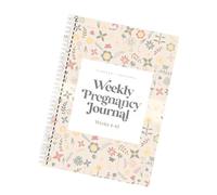 4-42 Week Pregnancy Journal Notebook for Meals Exercises and Appointments in a Sustainable Paper Pregnancy Diary