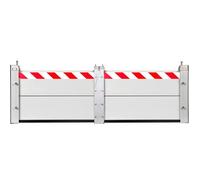 4.48m x 140cm Flood Protection Barrier Street, Aluminum Flood Barrier, Water Stopper Flood Guard Basement Reusable, Flood Control Barrier, Easy to Install Flood Barrier Threshold