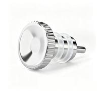 4.4mm Balanced Jack Plug Dust Stopper Dual Silicone Sealing Rings | Chrome-Plated Copper Anti-Dust Port Protector for Desktop DAC-Amp, Portable Dongle and Digital Audio Player
