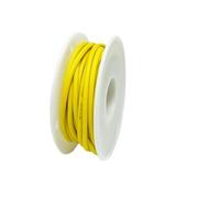 4/5/10/20m 16/17/18/20/22/24/26/28/30 AWG Cable Soft Tinned Copper High Temperature Resistant Silicone With For Electrical/Car(Yellow,16 AWG-4m)