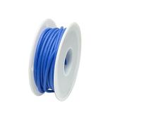 4/5/10/20m 16/17/18/20/22/24/26/28/30 AWG Cable Soft Tinned Copper High Temperature Resistant Silicone With For Electrical/Car(Blue,17 AWG-4m)