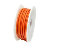4/5/10/20m 16/17/18/20/22/24/26/28/30 AWG Cable Soft Tinned Copper High Temperature Resistant Silicone With For Electrical/Car(Orange,17 AWG-4m)