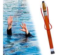 4.5 5.5 6.5 10 M Telescopic Water Rescue Pole, Swimming Pool Safety Pole For Lakes/Rivers/Lifeguard Training, Rescue Hook Water Salvage Rod With Body Hook(L 10m/32.8ft)