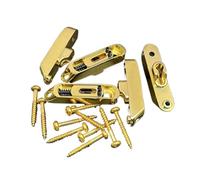 4/5/6/7/8-String Individual Guitar Bridge 10.5x49.5mm Single String Bridge Body Trough String Split Guitar Bridge Guitar Parts (Color : Gold 5pcs)