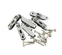 4/5/6/7/8-String Individual Guitar Bridge 10.5x49.5mm Single String Bridge Body Trough String Split Guitar Bridge Guitar Parts (Color : Chrome 6pcs)