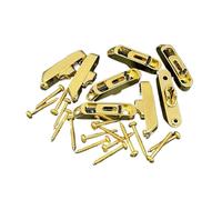 4/5/6/7/8-String Individual Guitar Bridge 10.5x49.5mm Single String Bridge Body Trough String Split Guitar Bridge Guitar Parts (Color : Gold 8pcs)
