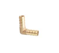 4 5 6 8 10 12 14 16 19 25mm Hose Barb Brass Hosetail Straight Elbow Tee Y Cross 2/3/4 Way Fitting Splitter Connector Home Garden(Elbow,5MM_5 PCS)