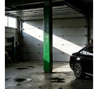 4 5 6 Ft Tall Garage Pole Protector Padding, Customizable Basketball Hoop Padding Cushion, Private Gyms/ Outdoor Indoor/ Parks Wrap Around Safety Pad Cover(Green-4ft,5"x5")