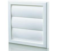 4" 5" 6" Gravity Wall Ceiling Grille Bathroom Kitchen Shower Extractor Fan (6" 150, White)