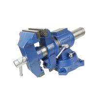 4'' 5" 6'' Heavy Duty Bench Vise, 360 Swivel Locking Base Desktop Clamp, 100mm/125mm Jaw Width(6 Inch)